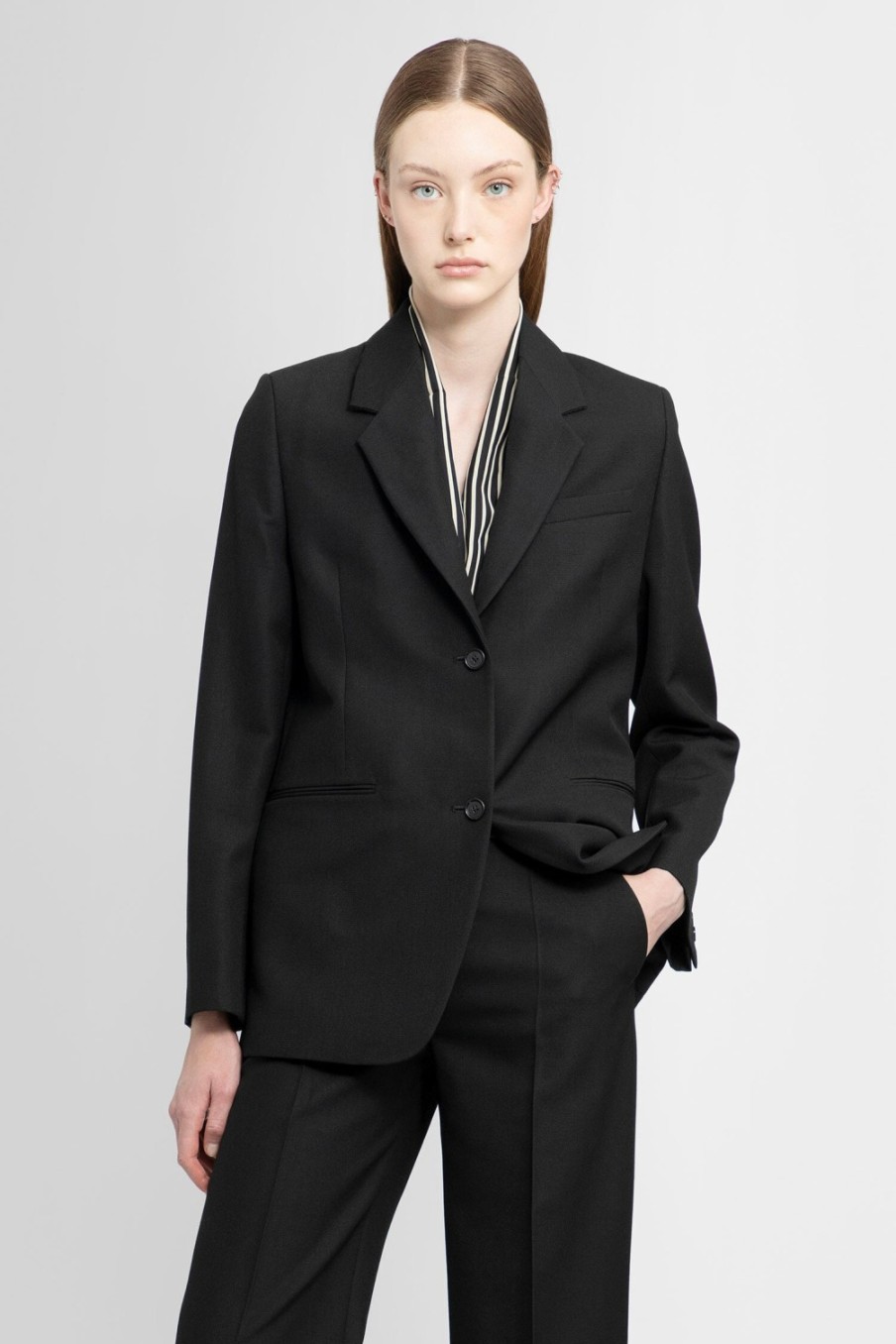 Women TOTEME Blazers | Toteme Women'S Black Tailored Suit Jacket ⋆ ...